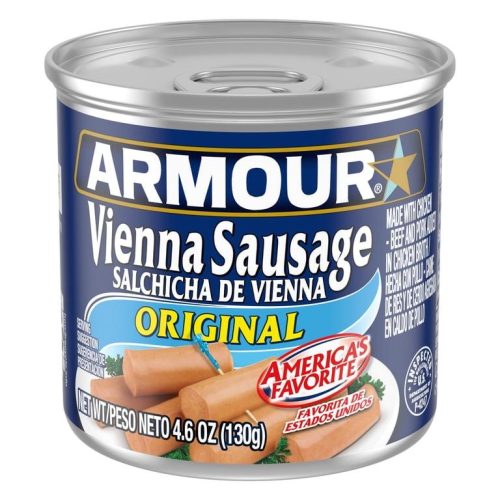 Armour-Original-Vienna-Sausage-4-6-oz-Can_c58926b2-052c-41e1-bcc6-677671f54289.1cf026011ab6b69c1a45e4551af2d245